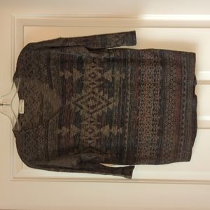 SALE 2/$6 Aztec Design Sweater